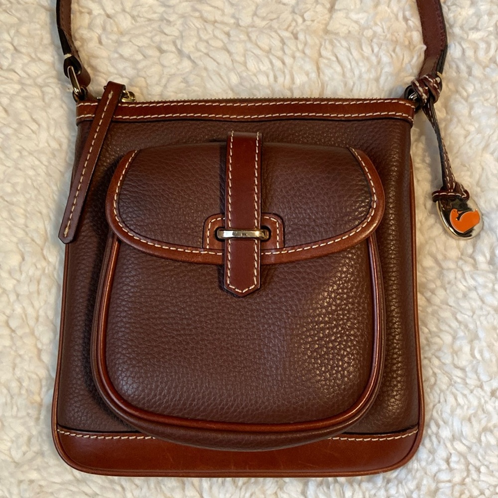 Dooney & Bourke leather letter carrier